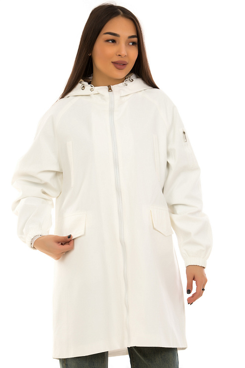 CHEERDUCK/2C19 K676 БЕЛЫЙ Ветровка женская CHEERDUCK цвет Белый