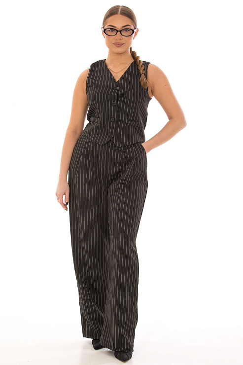 CHEERDUCK/2C19 6031 ЧЕРНЫЙ Костюм классический женский CHEERDUCK цвет Черный