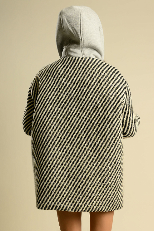 BELLABOA 111-23 СЕРЫЙ Пальто женское BELLABOA цвет Серый