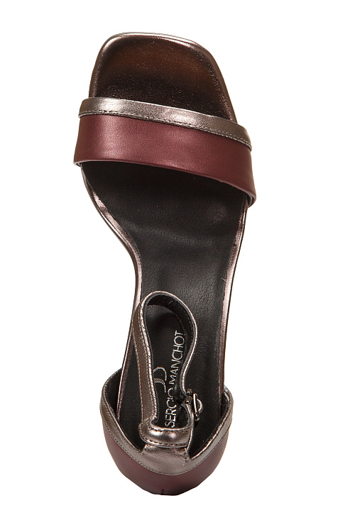 Босоножки на каблуке SERGIO MANCHOT цвет Красный