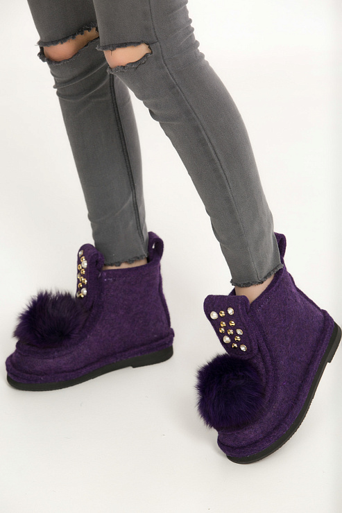 Валенки SUMMERGIRL цвет Фиолетовый