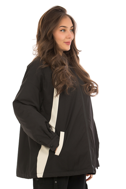 CHEERDUCK/5G143 8211 ЧЕРНЫЙ Ветровка женская CHEERDUCK цвет Черный