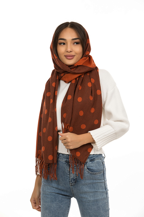 Палантин S11 ОРАНЖ. женский CHEERDUCK цвет Красный