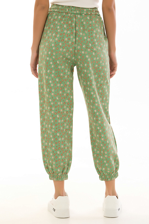 CHEERDUCK/2025 Б6608 ЗЕЛЕНЫЙ Брюки женские CHEERDUCK цвет Зеленый