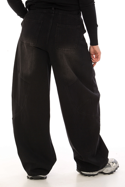 CHEERDUCK 6602 ЧЕРНЫЙ Джинсы женские CHEERDUCK цвет Черный