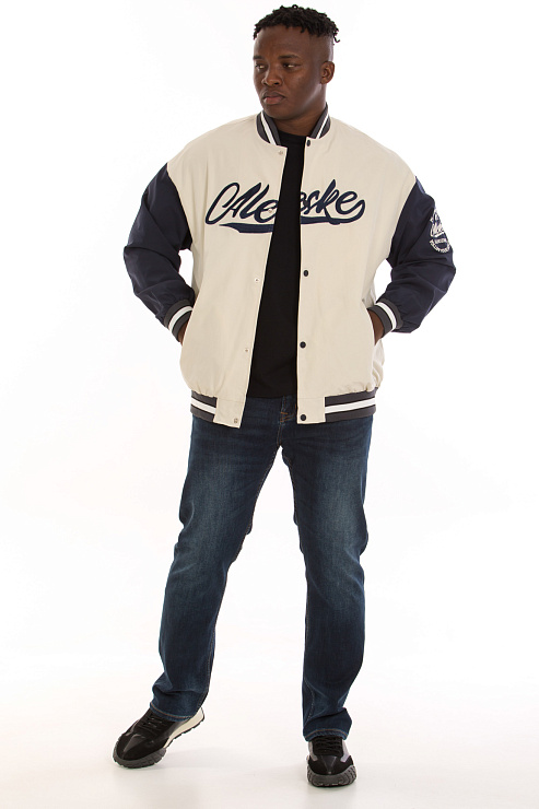 CHEERDUCK/GuaZ 2268-1 БЕЖЕВЫЙ Бомбер мужской CHEERDUCK цвет Бежевый