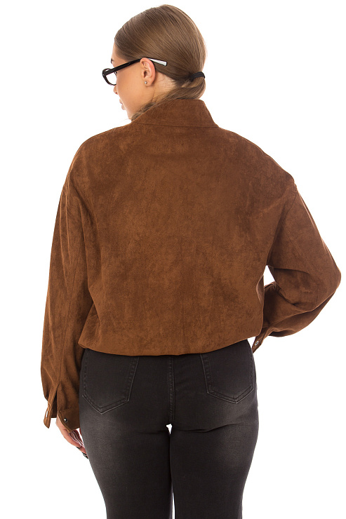 CHEERDUCK/2C22 5506 КОРИЧНЕВЫЙ Куртка д/с CHEERDUCK цвет Коричневый