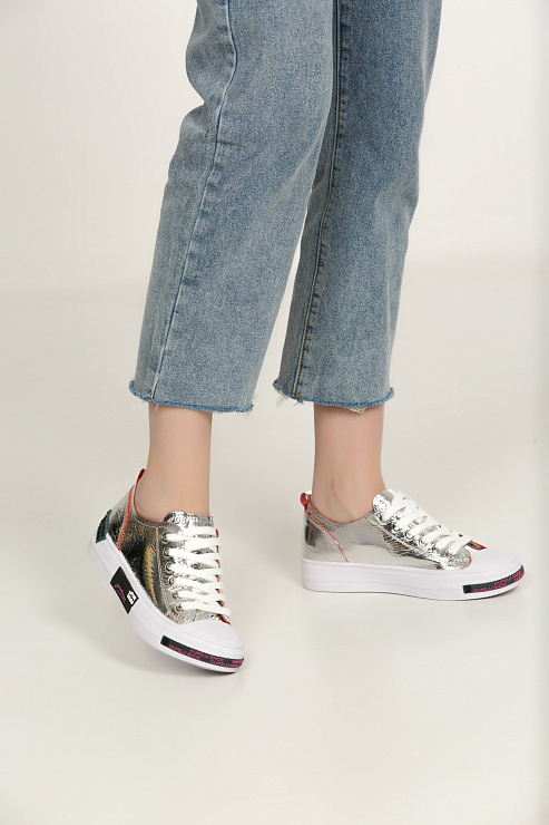 Кеды SERGIO MANCHOT цвет Серебристый