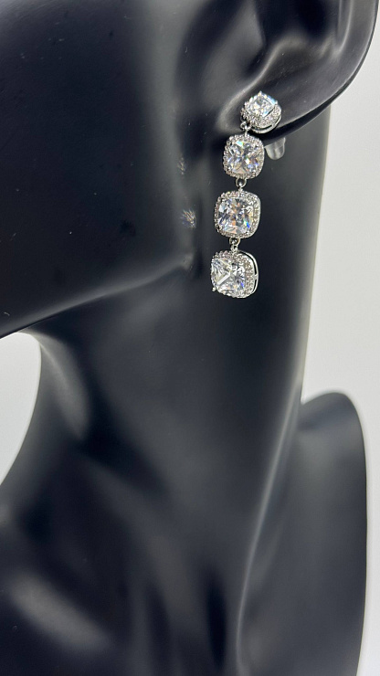 Серьги BELLABOA цвет Серебристый