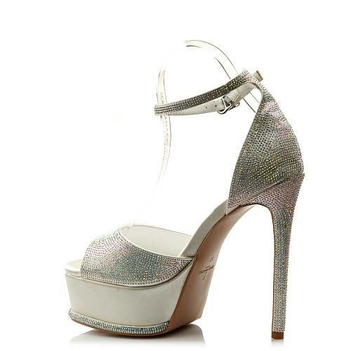 Босоножки на каблуке SERGIO MANCHOT цвет Белый