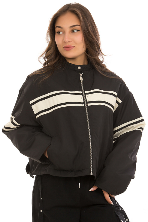 CHEERDUCK/5G143 6228 ЧЕРНЫЙ Ветровка женская CHEERDUCK цвет Черный