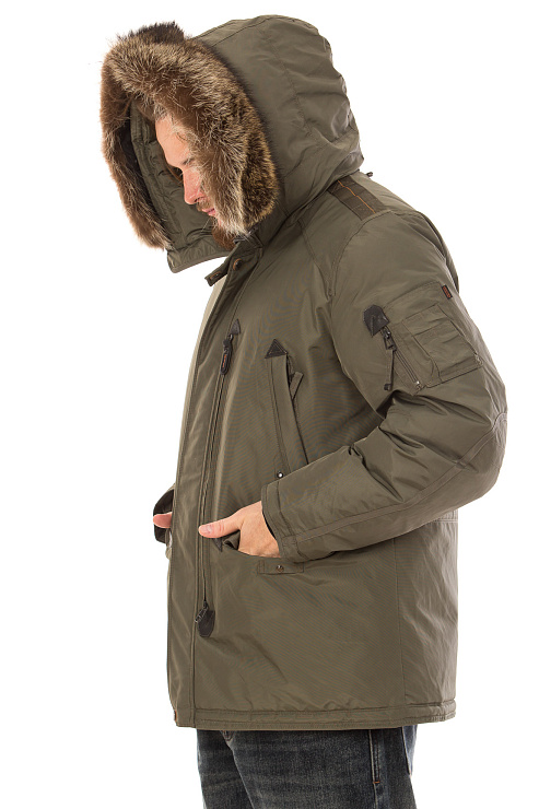 SHarK Force 6251283 ЗЕЛЕНЫЙ Пуховик мужской SHARK FORCE цвет Зеленый