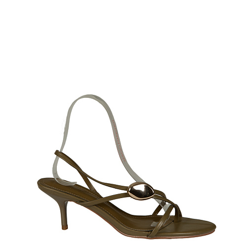 Босоножки на каблуке SERGIO MANCHOT цвет Хаки