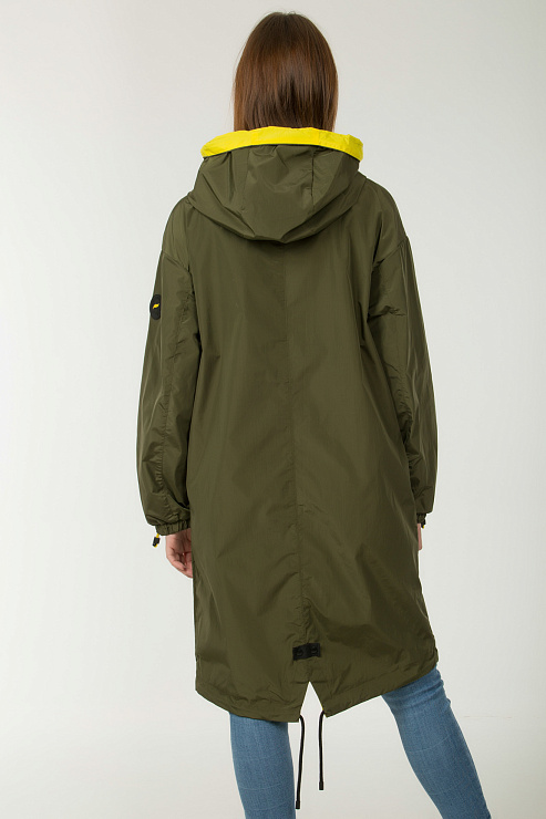 TOWMY 7067 ЗЕЛЕН. Плащ женский TOWMY цвет Хаки