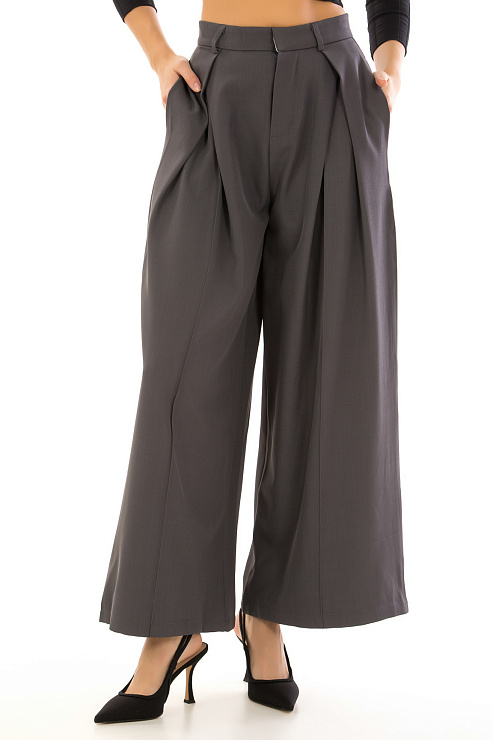 CHEERDUCK/NEW 115-1 СЕРЫЙ Брюки женские классические CHEERDUCK цвет Серый