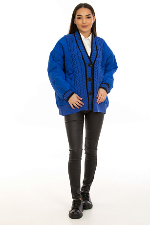 CHEERDUCK/2C19 402 СИНИЙ Бомбер женский CHEERDUCK цвет Синий