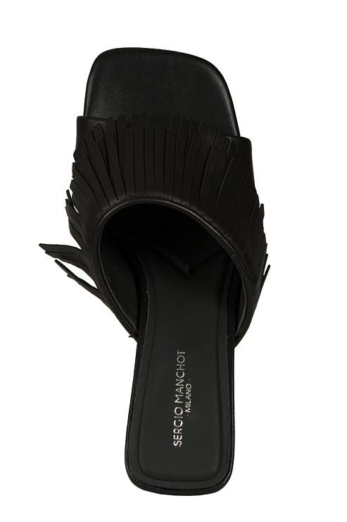 Сабо на каблуке SERGIO MANCHOT цвет Черный