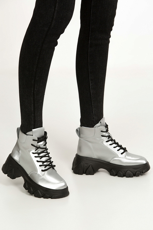 Ботинки SERGIO MANCHOT цвет Серебристый