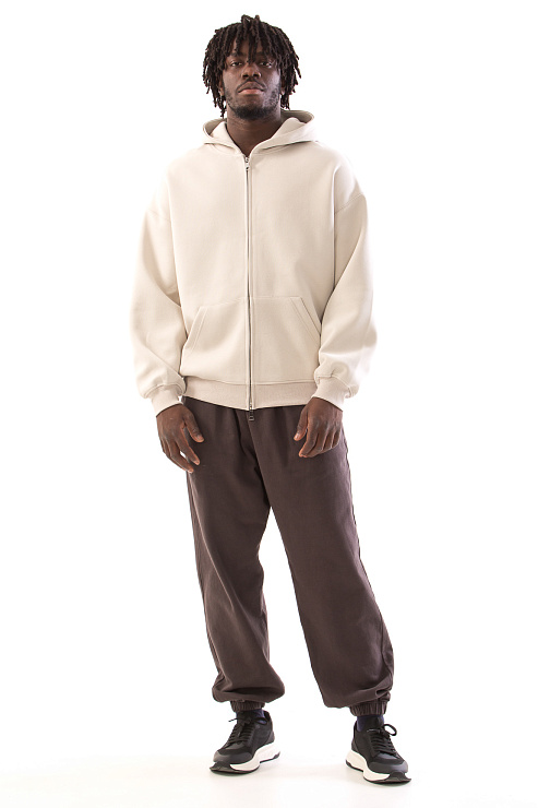 CHEERDUCK/4070 KS001 БЕЖЕВЫЙ Кофта мужская CHEERDUCK цвет Бежевый