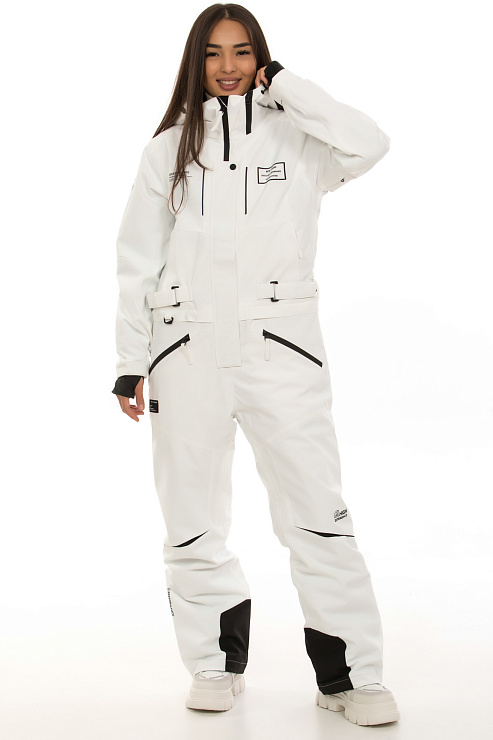 High Experience 12511 БЕЛ. Комбинезон женский HIGH EXPERIENCE цвет Белый