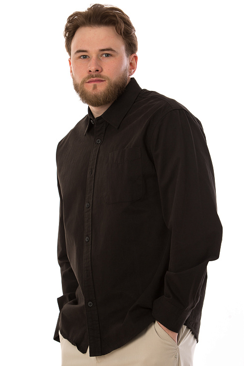 CHEERDUCK/4070 8101 ЧЕРНЫЙ Рубашка мужская CHEERDUCK цвет Черный