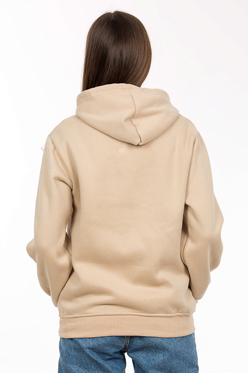 SHI FA MAN 8098 БЕЖ. Худи женское SHI FA MAN цвет Бежевый
