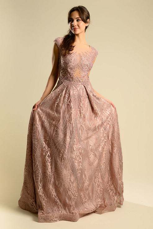 BELLABOA 1006 РОЗОВЫЙ Вечернее платье BELLABOA цвет Розовый