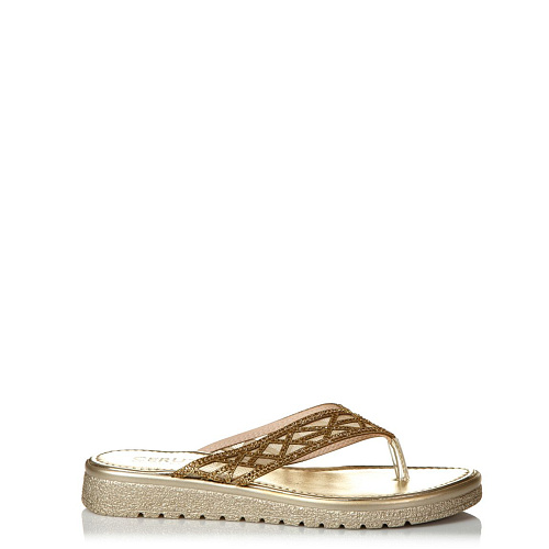 Вьетнамки CERUTTI цвет Золотой