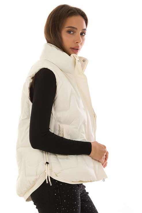 CHEERDUCK/2C22 601 БЕЛЫЙ Жилет женский CHEERDUCK цвет Белый