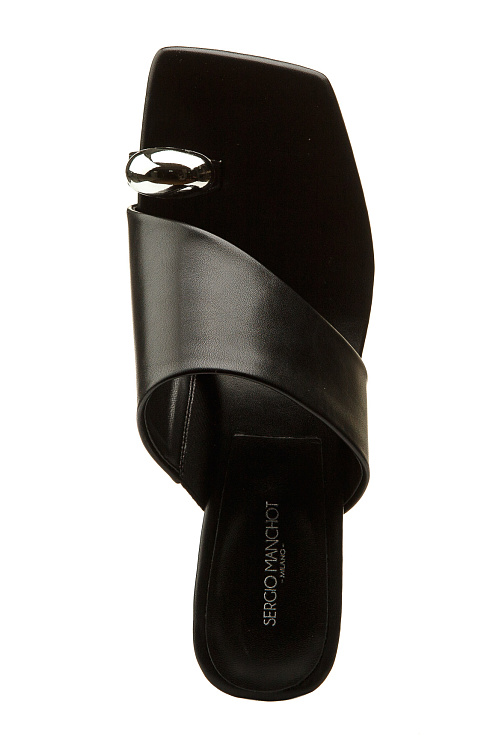 Сабо на каблуке SERGIO MANCHOT цвет Черный