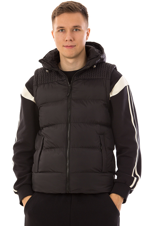 CHEERDUCK/2C62 3359 ЧЕРНЫЙ Жилет мужской CHEERDUCK цвет Черный