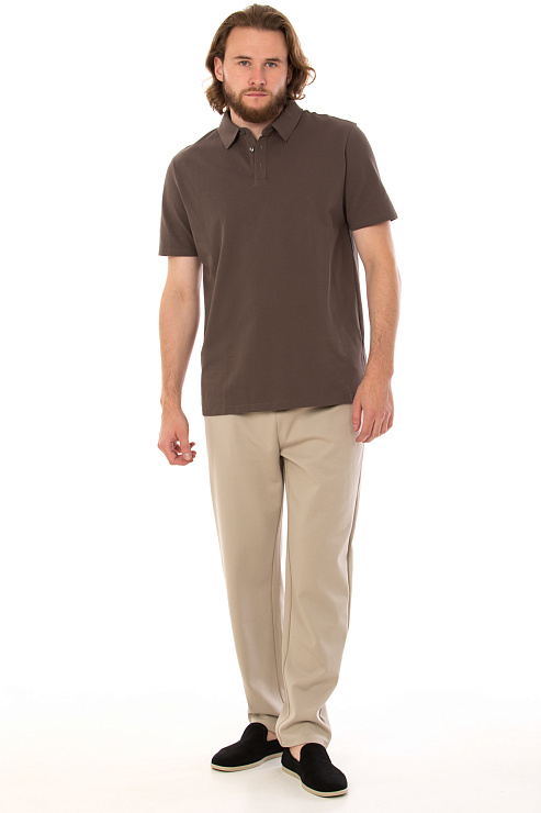 Поло CHEERDUCK цвет Коричневый