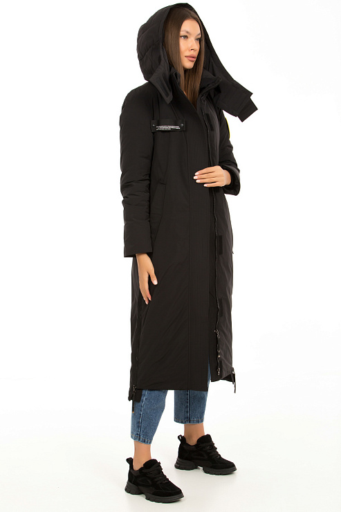 TANGCOI 7732 ЧЕРН. Пуховик женский TANGCOI цвет Черный