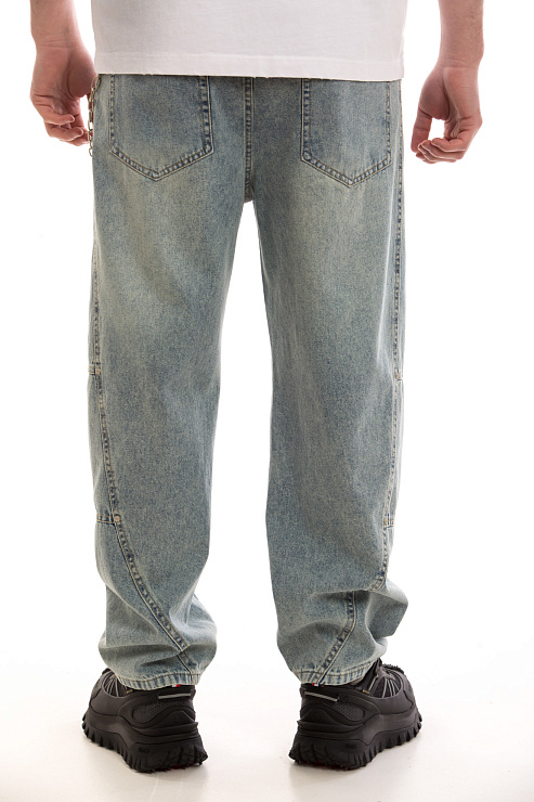 CHEERDUCK/4070 40362 ГОЛУБОЙ Джинсы мужские CHEERDUCK цвет Голубой