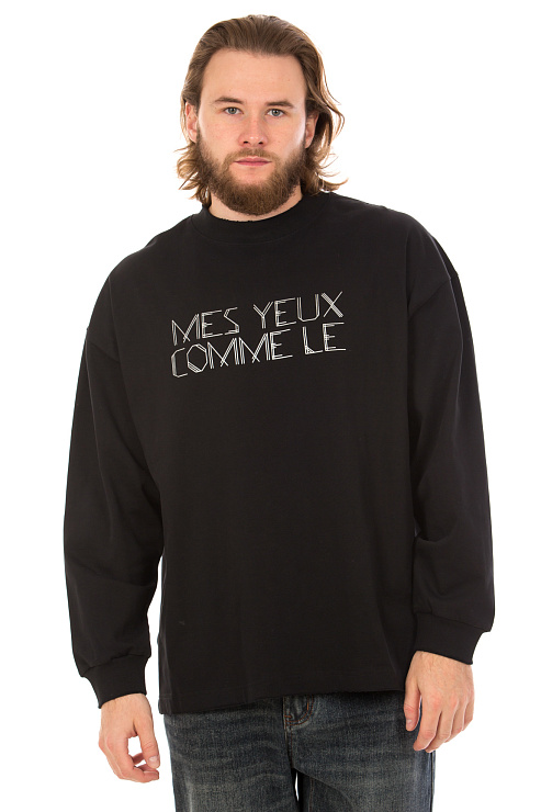 CHEERDUCK/4070 1197 ЧЕРНЫЙ Свитшот мужской CHEERDUCK цвет Черный