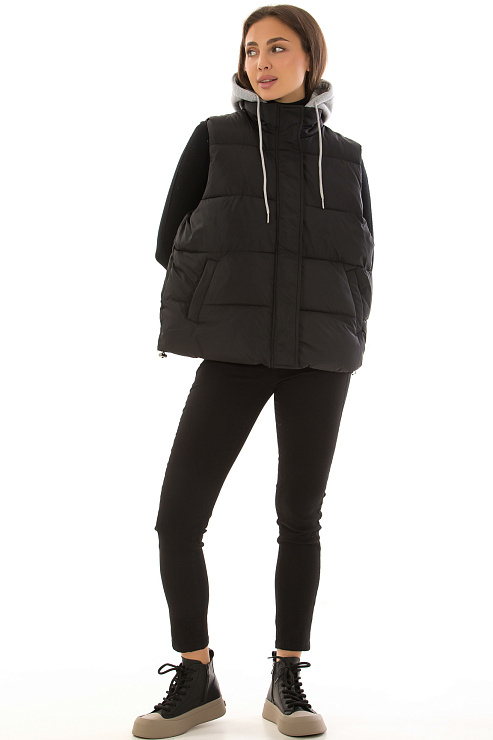 CHEERDUCK/2030 8802 ЧЕРНЫЙ Жилет женский CHEERDUCK цвет Черный