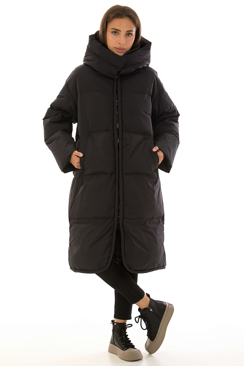 CHEERDUCK/2030 6883 ЧЕРНЫЙ Пуховик женский CHEERDUCK цвет Черный