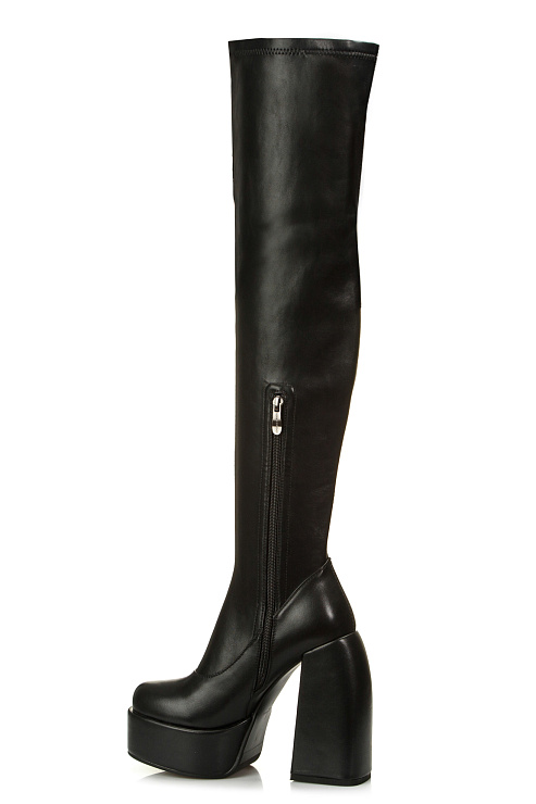 Ботфорты на каблуке SERGIO MANCHOT цвет Черный