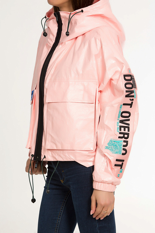 YIMOSIS 5311 РОЗОВ. Ветровка женская YIMOSIS цвет Розовый