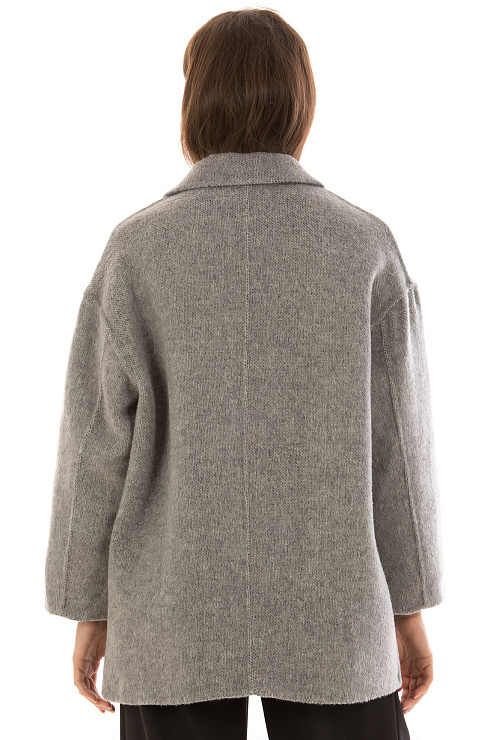 CHEERDUCK/5078 2525-1 СЕРЫЙ Пальто женское CHEERDUCK цвет Серый