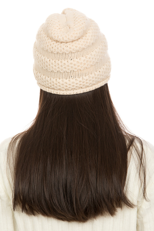 BALDININI L2B002MSCA9015 BEIGE Шапка женская BALDININI цвет Бежевый