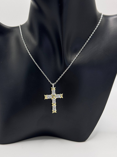 Цепь БИЖУТЕРИЯ цвет Серебристый