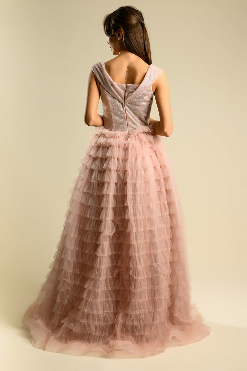 BELLABOA 1018 РОЗОВЫЙ Вечернее платье BELLABOA цвет Розовый