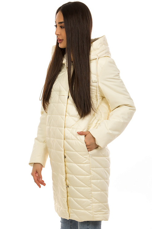 TOWMY 6673 МОЛОЧН. Плащ женский TOWMY цвет Молочный