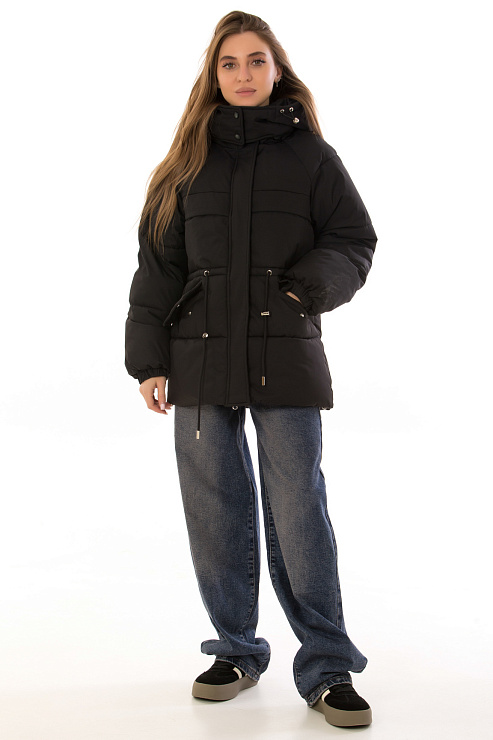 CHEERDUCK/2025 8561 ЧЕРНЫЙ Куртка женская CHEERDUCK цвет Черный