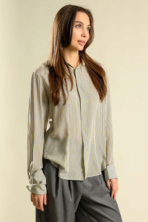 BELLABOA 200-34 СЕРЫЙ Рубашка женская BELLABOA цвет Серый