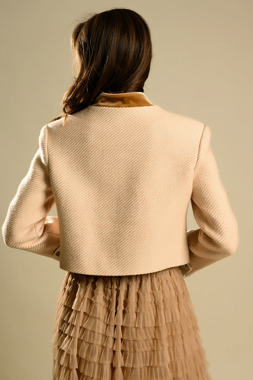 BELLABOA 111-61 БЕЖЕВЫЙ Жакет женский BELLABOA цвет Бежевый