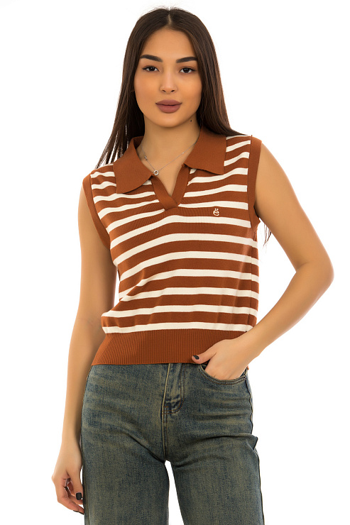 CHEERDUCK/2C19 6136-1 КОРИЧНЕВЫЙ Кофта женская CHEERDUCK цвет Коричневый