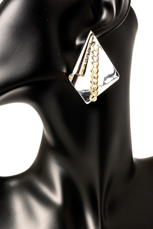 Серьги BELLABOA цвет СЕРЕБРЯНЫЙ