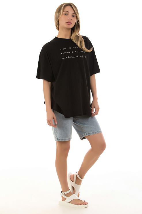 Футболка CHEERDUCK цвет Черный